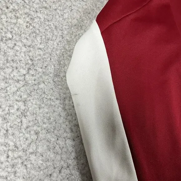 Indiana Hoosiers Jacket Mens L Adidas Full Zip Team Issued Track Climacool - Picture 14 of 16